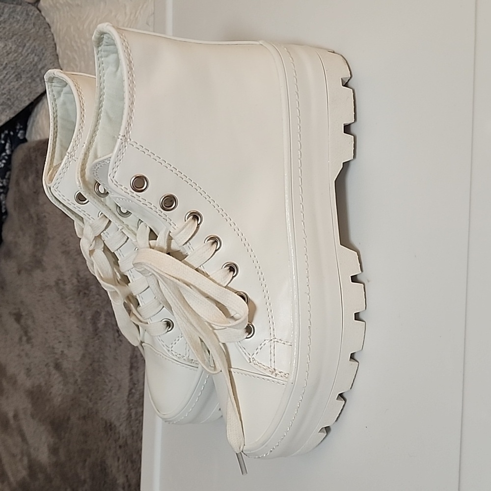 Madden Girl White High-Top Sneakers